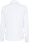 Am image of a Custom Puma Gold Ladies Quarter Zip in White Glow!