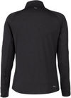 Am image of a Custom Puma Gold Ladies Quarter Zip in Puma Black!