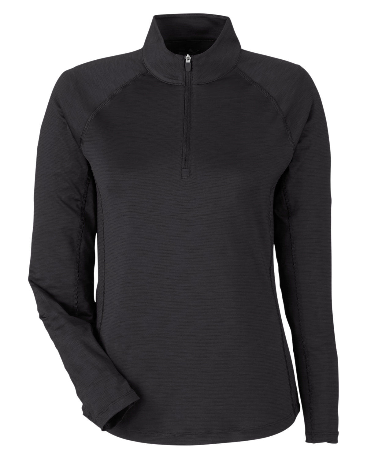 Puma Gold Ladies Quarter Zip in Puma Black