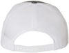 Am image of a Custom Yupoong Adult 5 Panel Retro Trucker Cap in Charcoal/White!