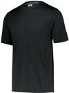 Am image of a Custom Russell Athletic Dri Power Core Performance Tee in Black!