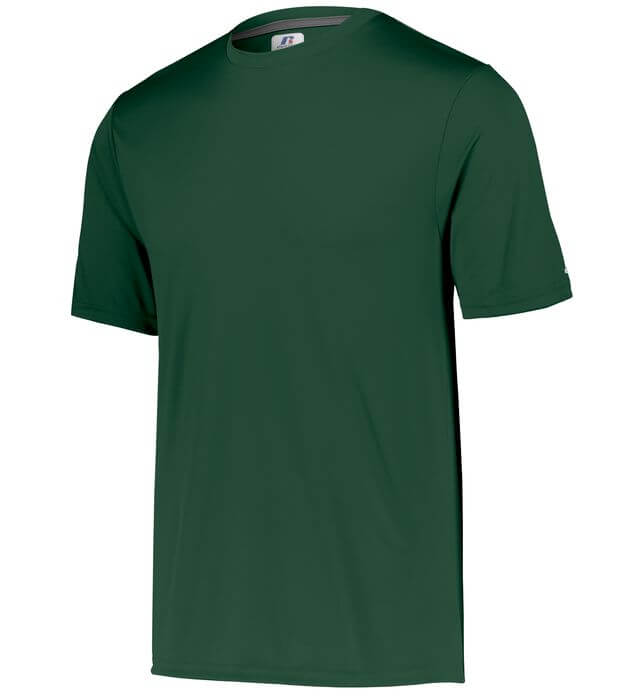 Russell Athletic Dri Power Core Performance Tee in Dark Green