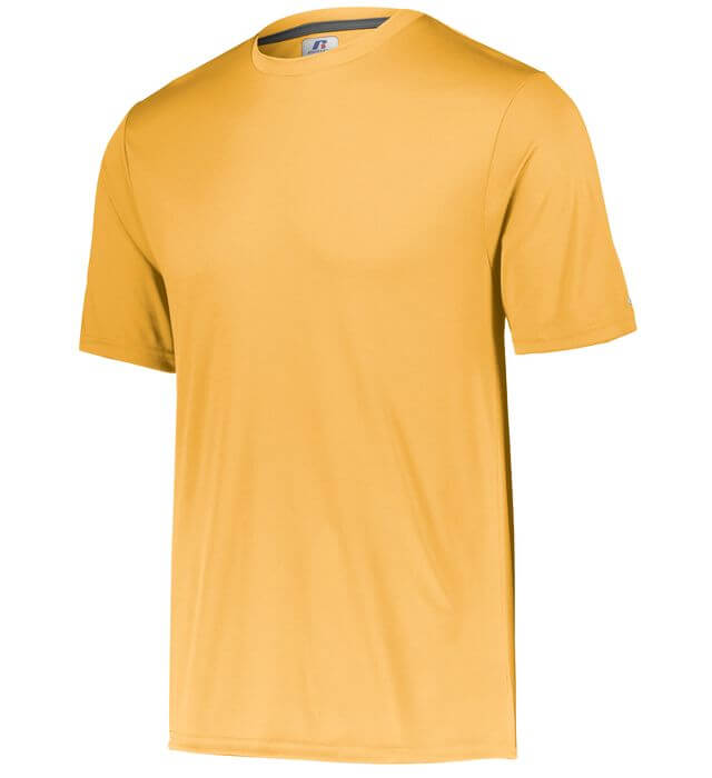 Russell Athletic Dri Power Core Performance Tee in Gold