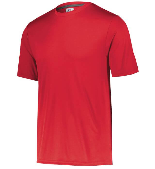 Russell Athletic Dri Power Core Performance Tee in True Red