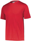 Am image of a Custom Russell Athletic Dri Power Core Performance Tee in True Red!