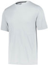 Am image of a Custom Russell Athletic Dri Power Core Performance Tee in White!
