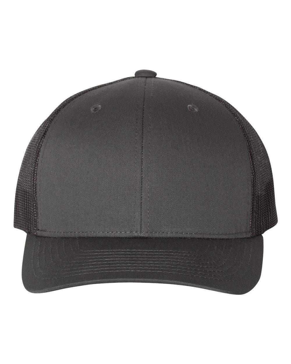 Yupoong Adult Retro Trucker Cap in Charcoal/Black
