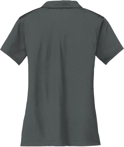 Am image of a Custom Nike Dri FIT Vertical Mesh Ladies Polo in Anthracite!
