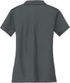 Am image of a Custom Nike Dri FIT Vertical Mesh Ladies Polo in Anthracite!