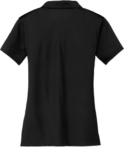 Am image of a Custom Nike Dri FIT Vertical Mesh Ladies Polo in Black!