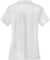 Am image of a Custom Nike Dri FIT Vertical Mesh Ladies Polo in White!