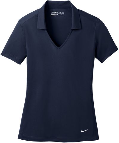 Am image of a Custom Nike Dri FIT Vertical Mesh Ladies Polo in Marine!
