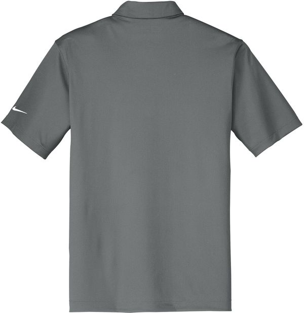 Am image of a Custom Nike Dri FIT Vertical Mesh Polo in Anthracite!