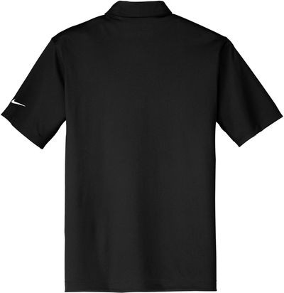 Am image of a Custom Nike Dri FIT Vertical Mesh Polo in Black!