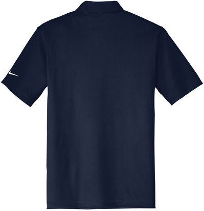 Am image of a Custom Nike Dri FIT Vertical Mesh Polo in Marine!