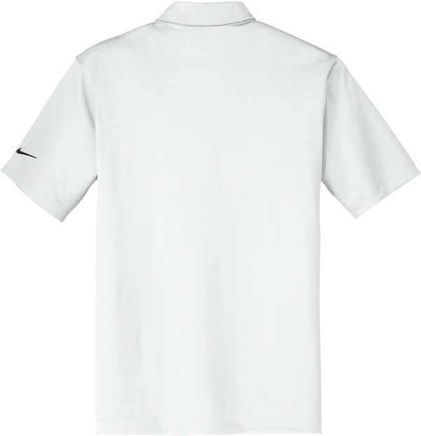 Am image of a Custom Nike Dri FIT Vertical Mesh Polo in White!