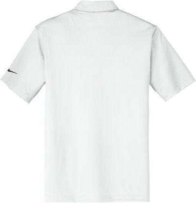 Am image of a Custom Nike Dri FIT Vertical Mesh Polo in White!