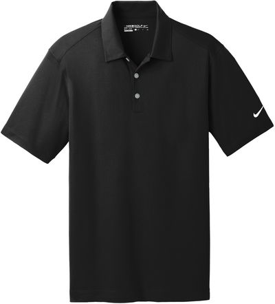 Am image of a Custom Nike Dri FIT Vertical Mesh Polo in Black!