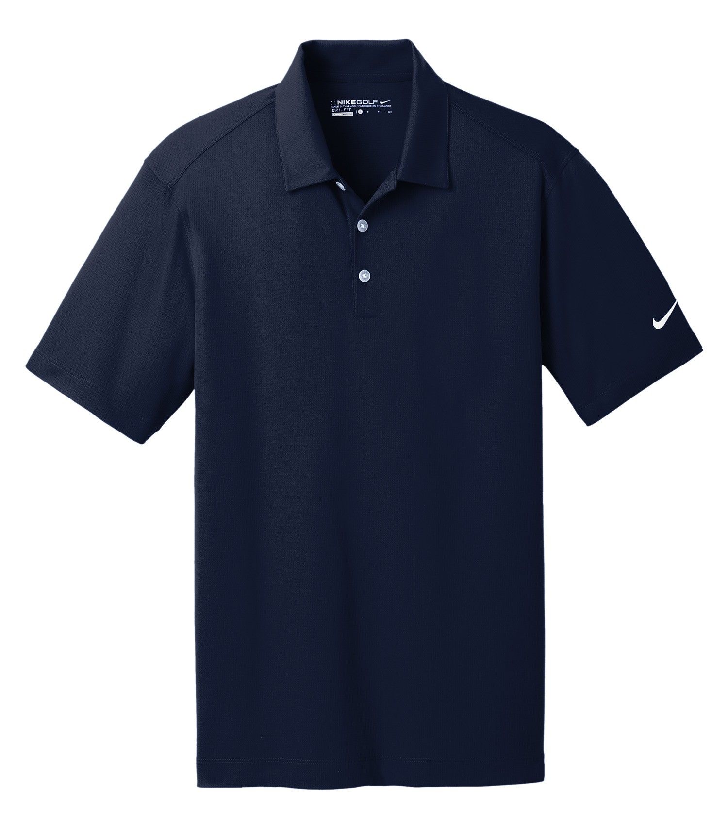 Nike Dri FIT Vertical Mesh Polo in Marine