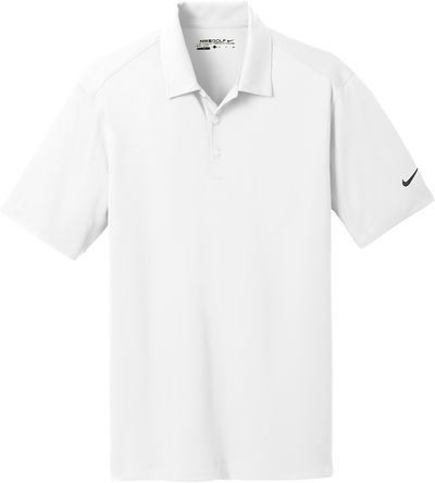 Am image of a Custom Nike Dri FIT Vertical Mesh Polo in White!