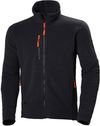 Am image of a Custom Helly Hansen Men's Kensington Fleece Jacket in Black!