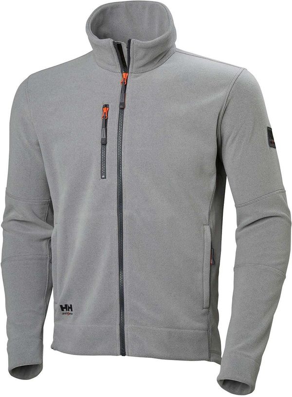 Am image of a Custom Helly Hansen Men's Kensington Fleece Jacket in Grey Melange!