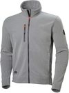 Am image of a Custom Helly Hansen Men's Kensington Fleece Jacket in Grey Melange!
