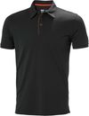 Am image of a Custom Helly Hansen Men's Kensington Tech Polo in Black!