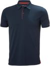 Am image of a Custom Helly Hansen Men's Kensington Tech Polo in Navy!