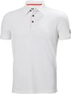Am image of a Custom Helly Hansen Men's Kensington Tech Polo in White!