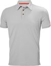 Am image of a Custom Helly Hansen Men's Kensington Tech Polo in Mid Grey!