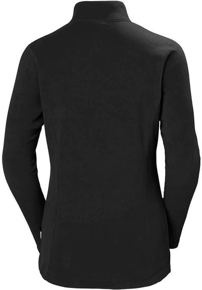 Am image of a Custom Helly Hansen Women's Daybreaker Half Zip in Black!