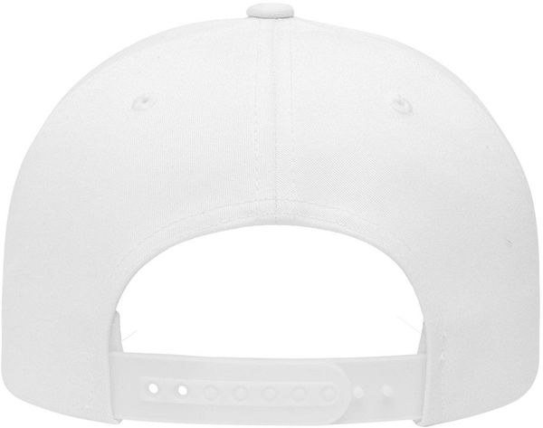 Am image of a Custom Yupoong Cvc Twill Hat in WHITE!