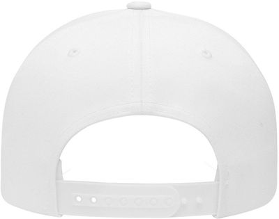 Am image of a Custom Yupoong Cvc Twill Hat in WHITE!