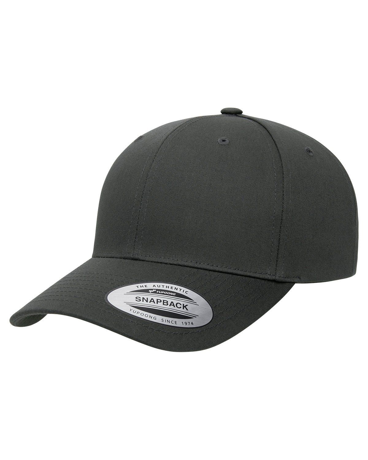 Yupoong Cvc Twill Hat in CHARCOAL
