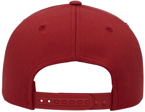 Am image of a Custom Yupoong Cvc Twill Hat in RED!