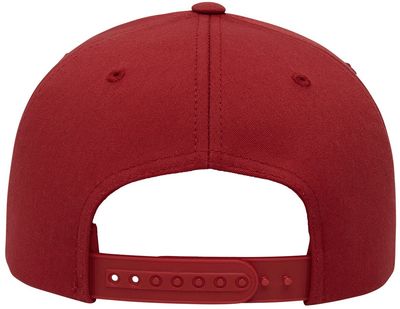 Am image of a Custom Yupoong Cvc Twill Hat in RED!