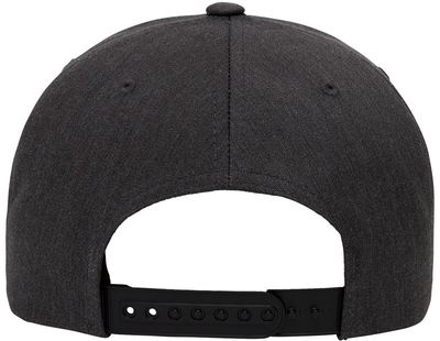 Am image of a Custom Yupoong Cvc Twill Hat in DARK HEATHER!
