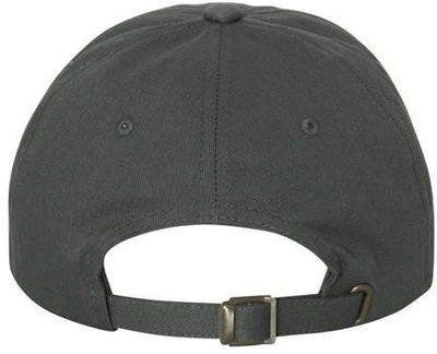 Am image of a Custom Yupoong Classic Dad's Cap in Dark Grey!