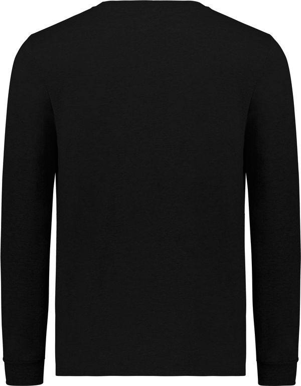 Am image of a Custom Russell Athletic Essential Long Sleeve Tee in Black!