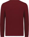 An image of a Custom Russell Athletic Essential Long Sleeve Tee in Cardinal!