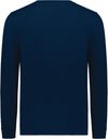 Am image of a Custom Russell Athletic Essential Long Sleeve Tee in Navy!