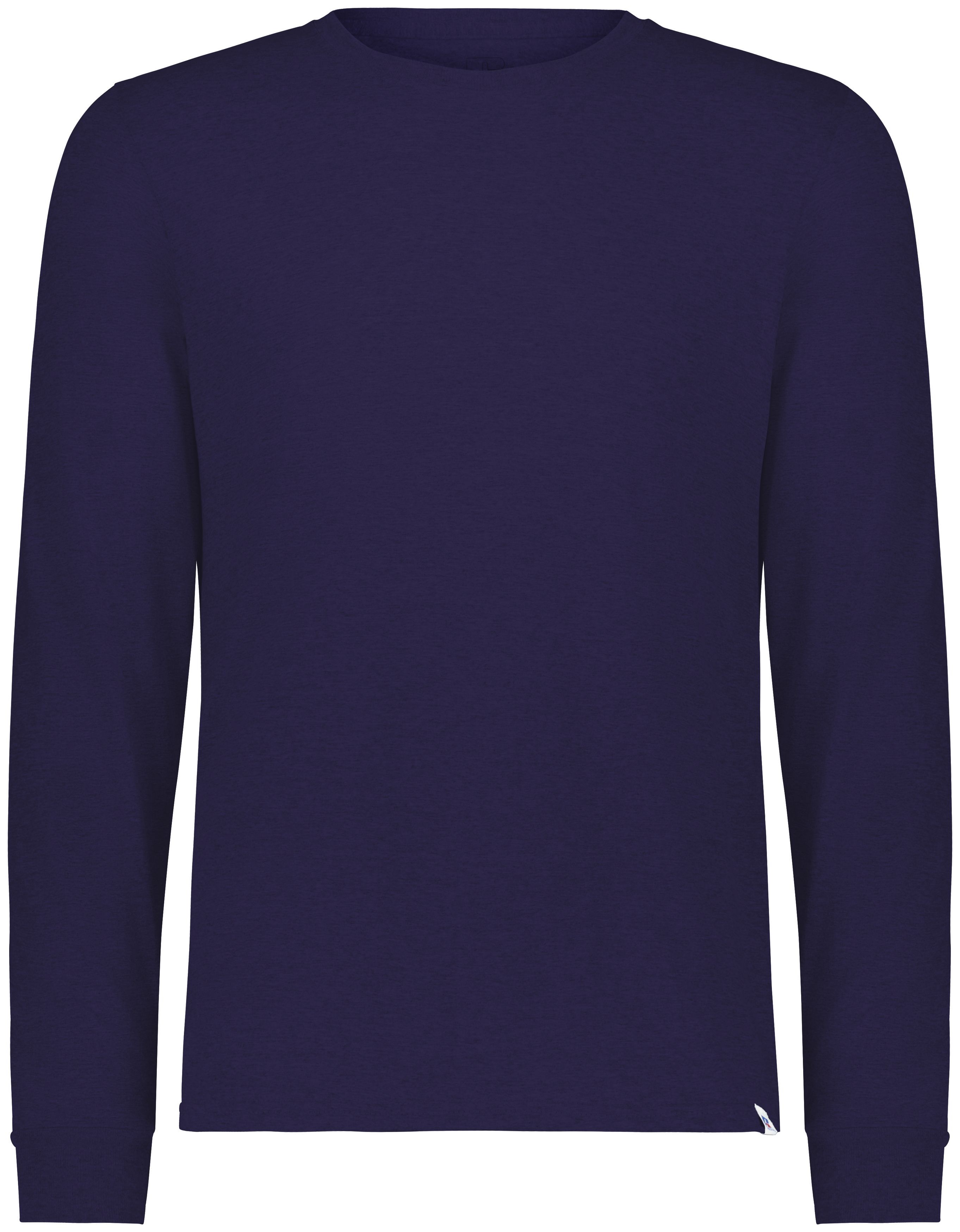 Russell Athletic Essential Long Sleeve Tee in Purple