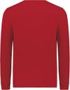 Am image of a Custom Russell Athletic Essential Long Sleeve Tee in True Red!
