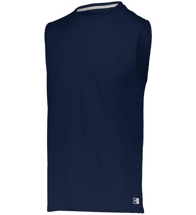 Russell Athletic Essential Muscle Tee in Navy