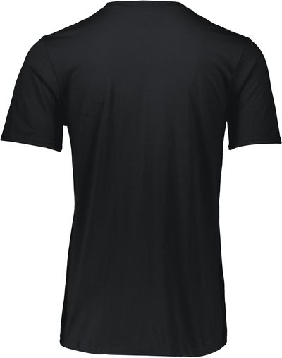 Am image of a Custom Russell Athletic Essential Tee in Black!