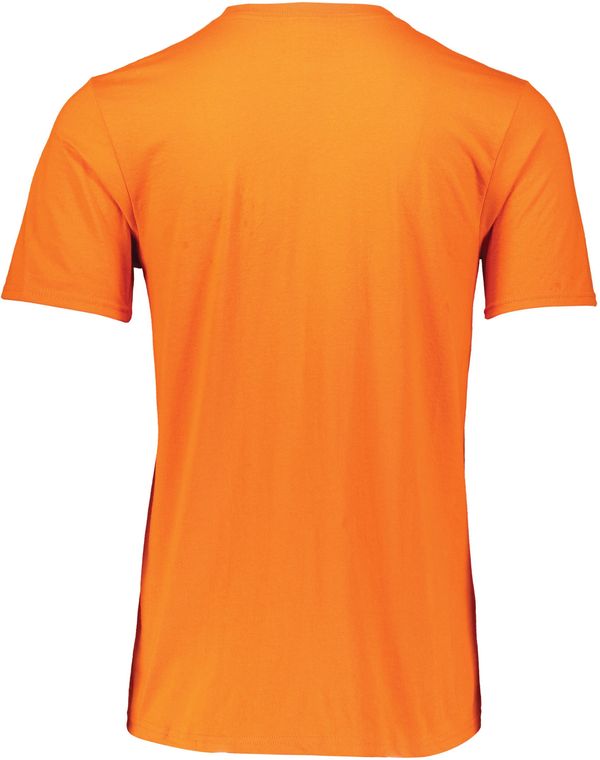 Am image of a Custom Russell Athletic Essential Tee in Burnt Orange!