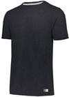 Am image of a Custom Russell Athletic Essential Tee in Black Heather!
