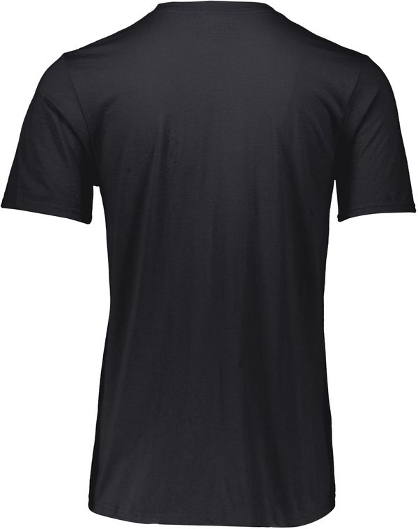 Am image of a Custom Russell Athletic Essential Tee in Black Heather!
