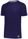 Am image of a Custom Russell Athletic Essential Tee in Purple!